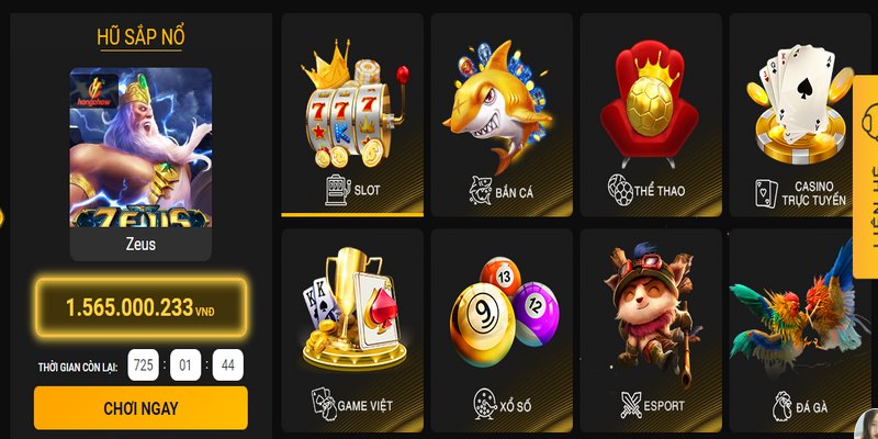 Khám phá kho game slot đa dạng